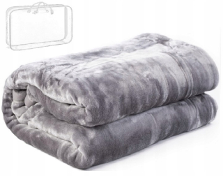 Deka Dawn akryl 160 cm x 200 cm odtiene sivej
